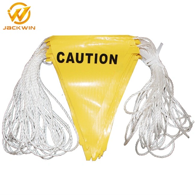 100% Polyester PVC Triangle Safety Bunting Flag / Pennant Flag